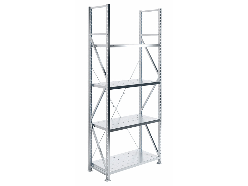 Стеллаж MS U 250/100x50/4
